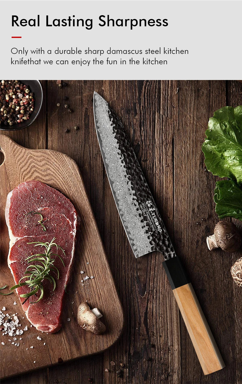 Japanese Chef's Knives 67 Layer Damascus Steel