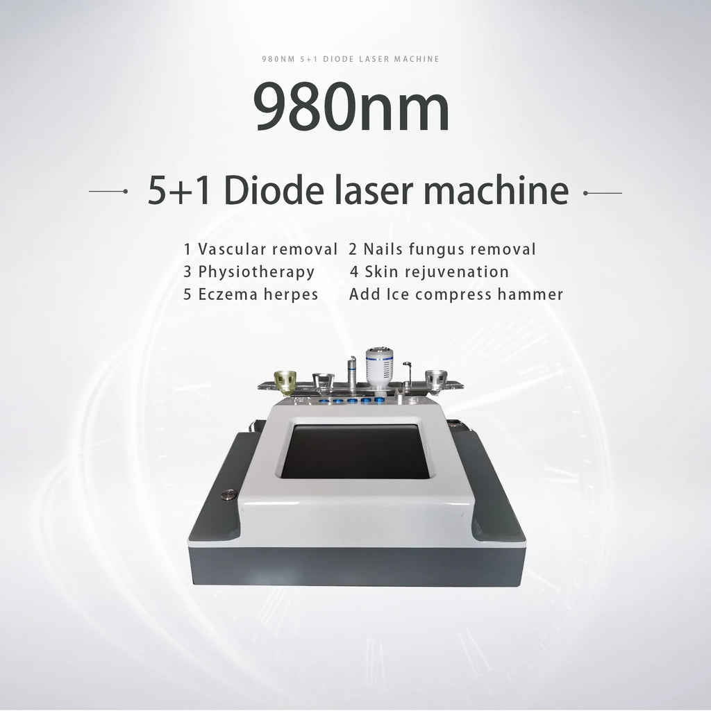5 In 1 980nm Diode Laser, Nail Fungus, Spider Veins
