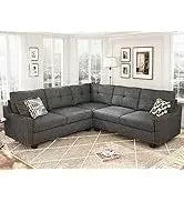 L Shaped Couch with Reversible Chaise.