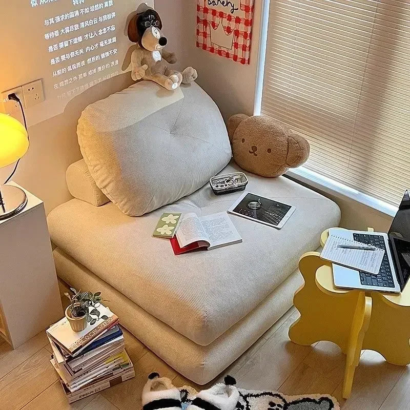 Single Sofa Bed Recliner Lounger Convertible