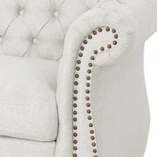 Loveseat Sofa. Beige, Grey, Emerald, Blackberry