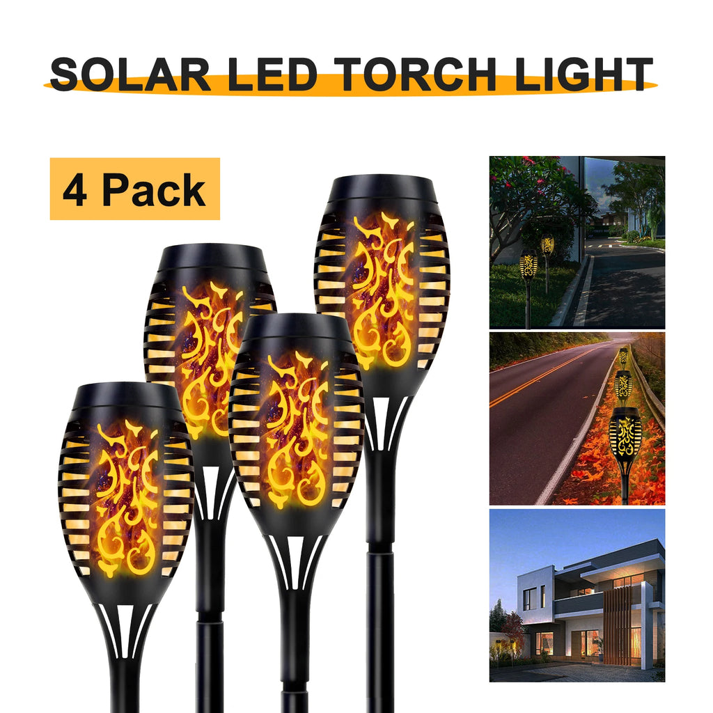 4/6/812Pcs Solar Torch Lights,