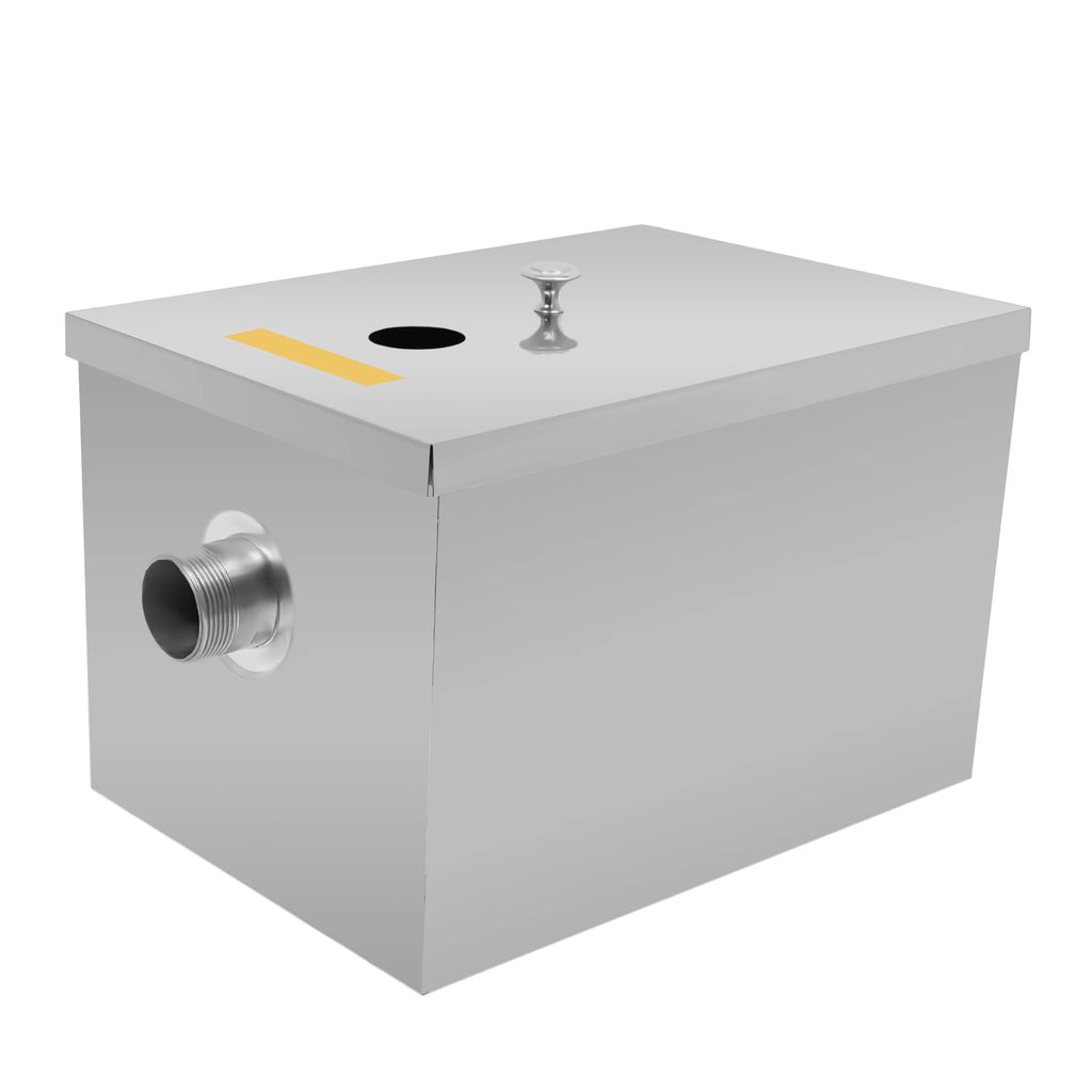 20L Stainless Steel Grease Interceptor w/Automatic Shut-off