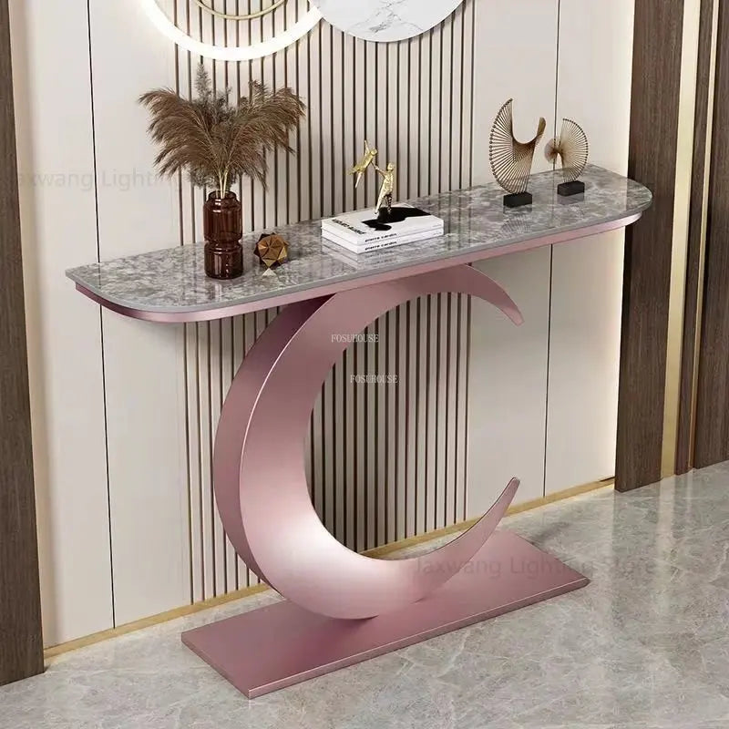 Slate Hallway, Porch Iron Console Table