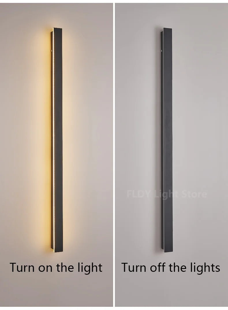 Long Strip Outdoor Waterproof Wall Garden Lights