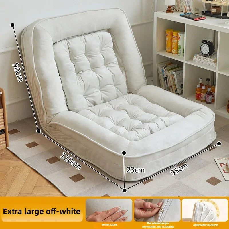 reclining and sleeping single bedroom small sofa