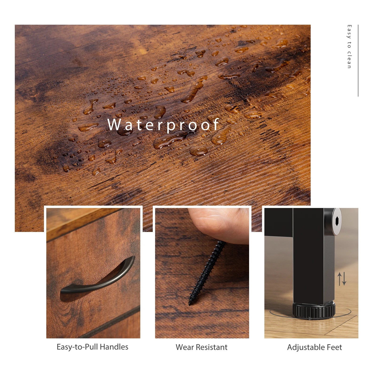 Dresser, 9 Fabric Storage Drawers