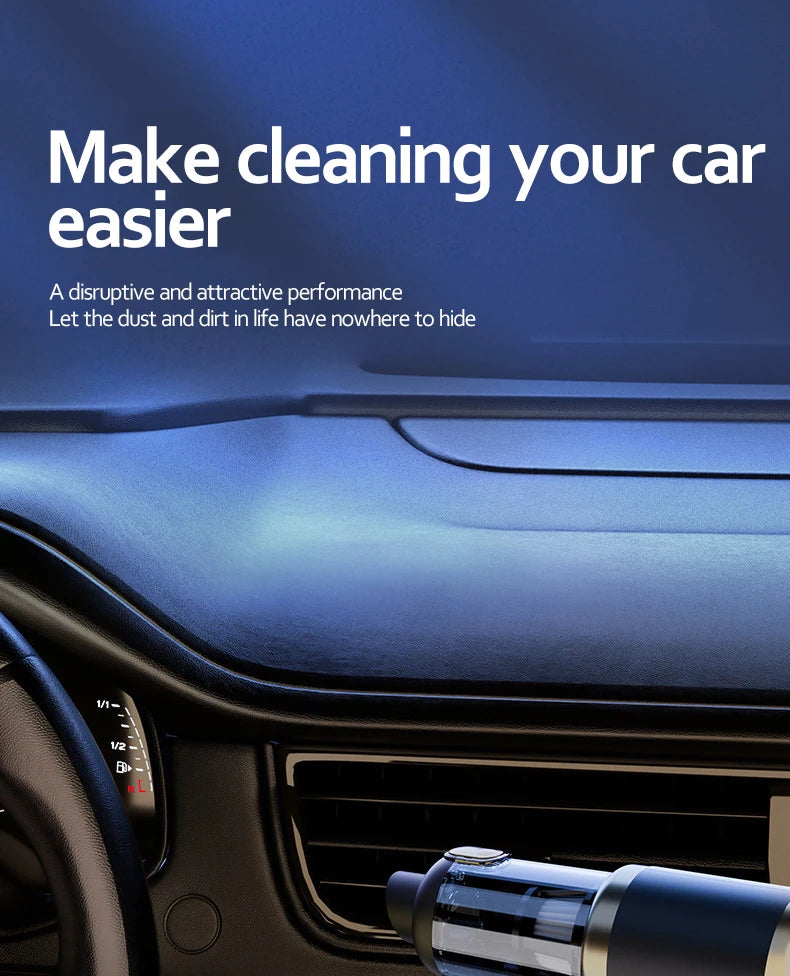 Suction and Blowing Mini Car Vacuum Cleaner