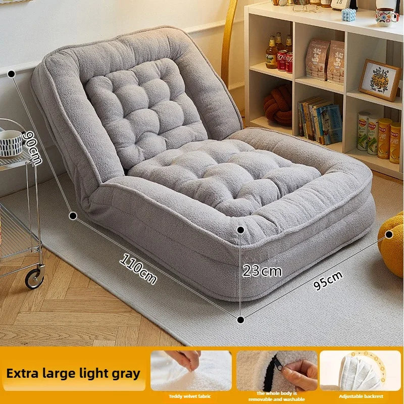reclining and sleeping single bedroom small sofa
