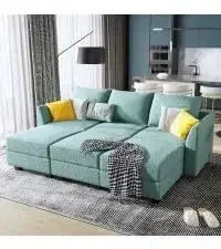 3-Pc. Convertible Sleeper, Storage