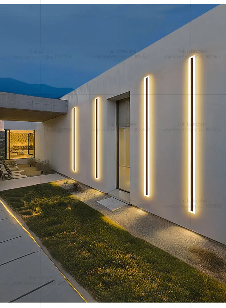 Waterproof Long Strip Wall Lights
