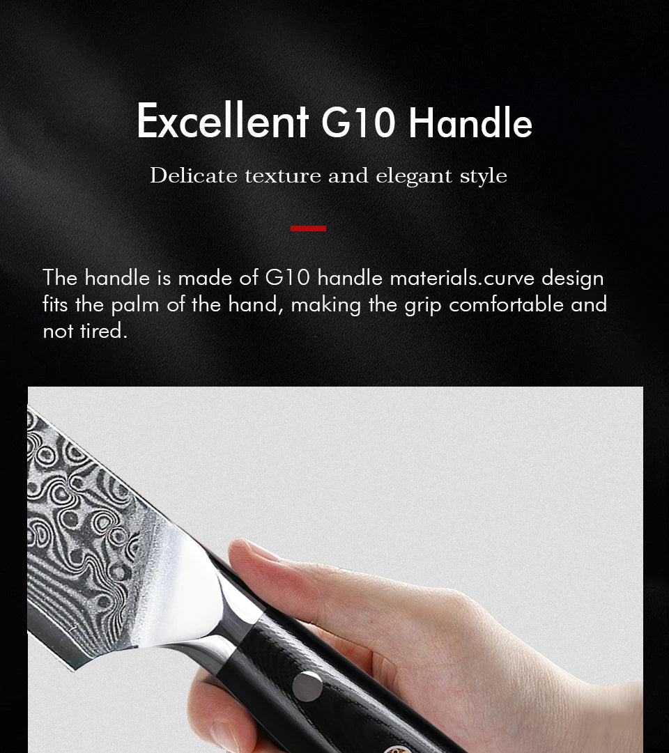 5“ Japanese 67 Layer Damascus Steel Paring Knife