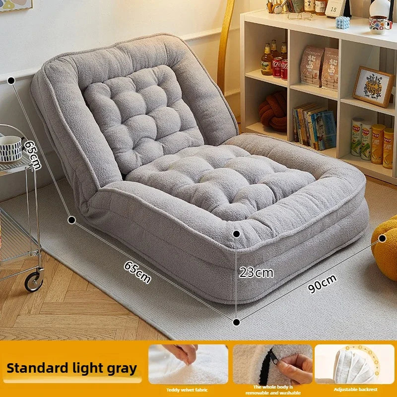 reclining and sleeping single bedroom small sofa