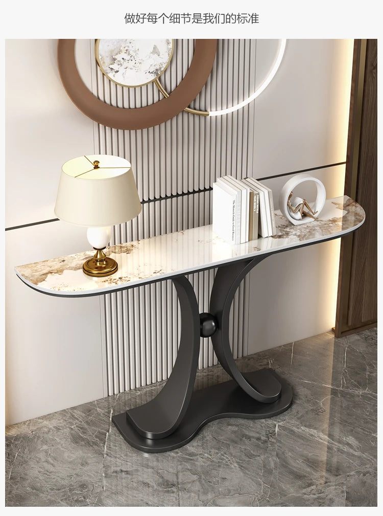 Hallway Lobby Marble Console Table