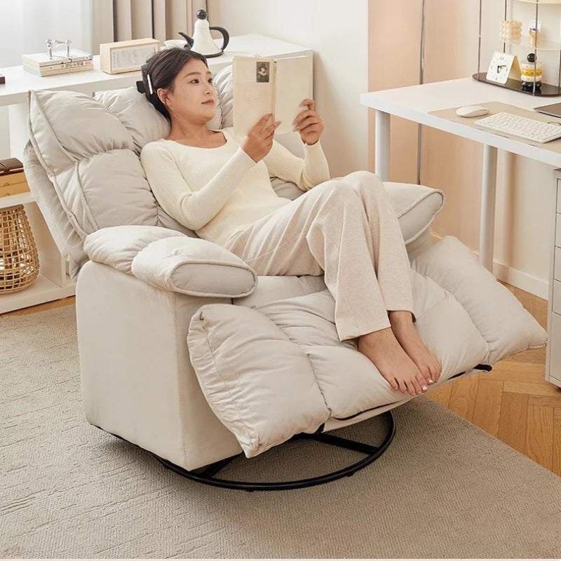 Leather Sofa Lounge Armchair Living Room Recliner