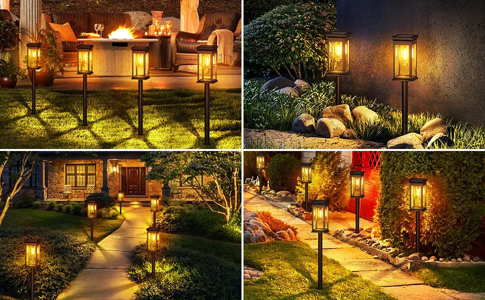 Solar Lights, Warm White, Yard/Garden Walkway