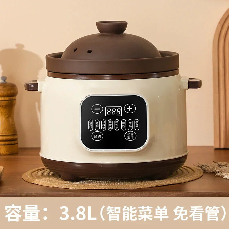 110V Electric Clay Pot Slow Cooker