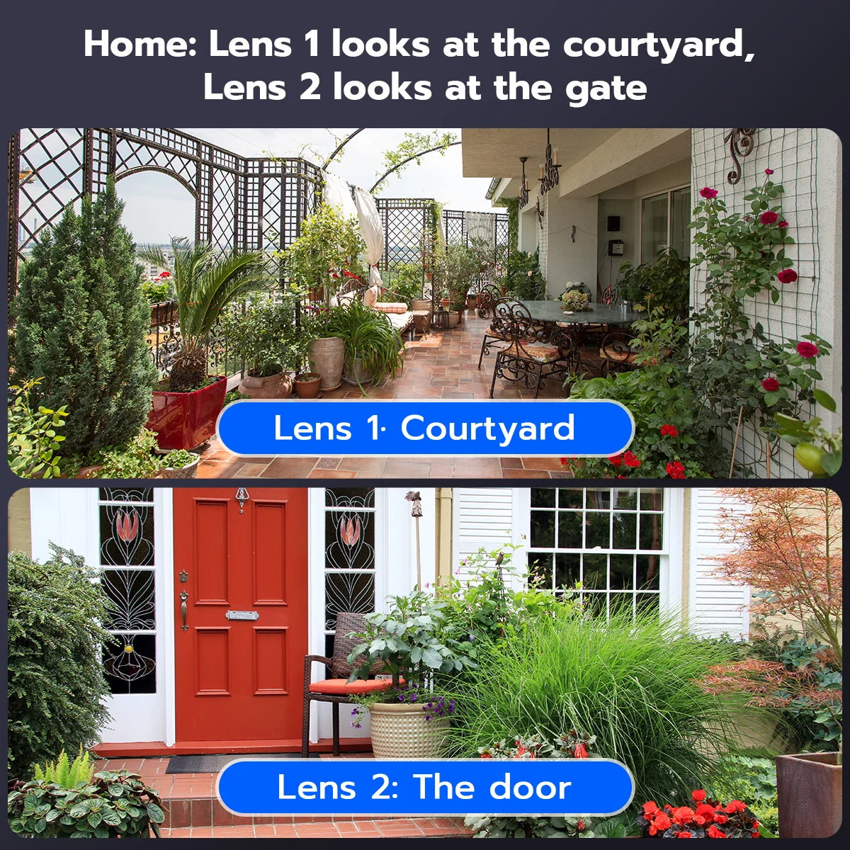 Home Security Camera, Auto Tracking, Audio