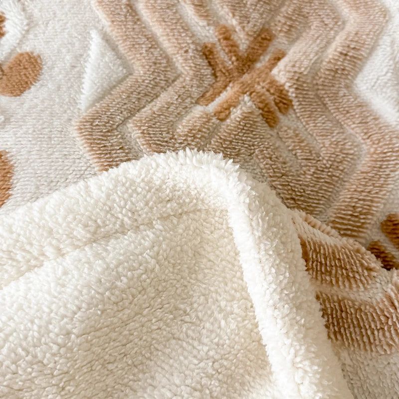 Fleece Blanket, Artificial Wool, Various Colors, Sizes