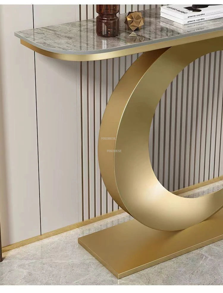 Slate Hallway, Porch Iron Console Table