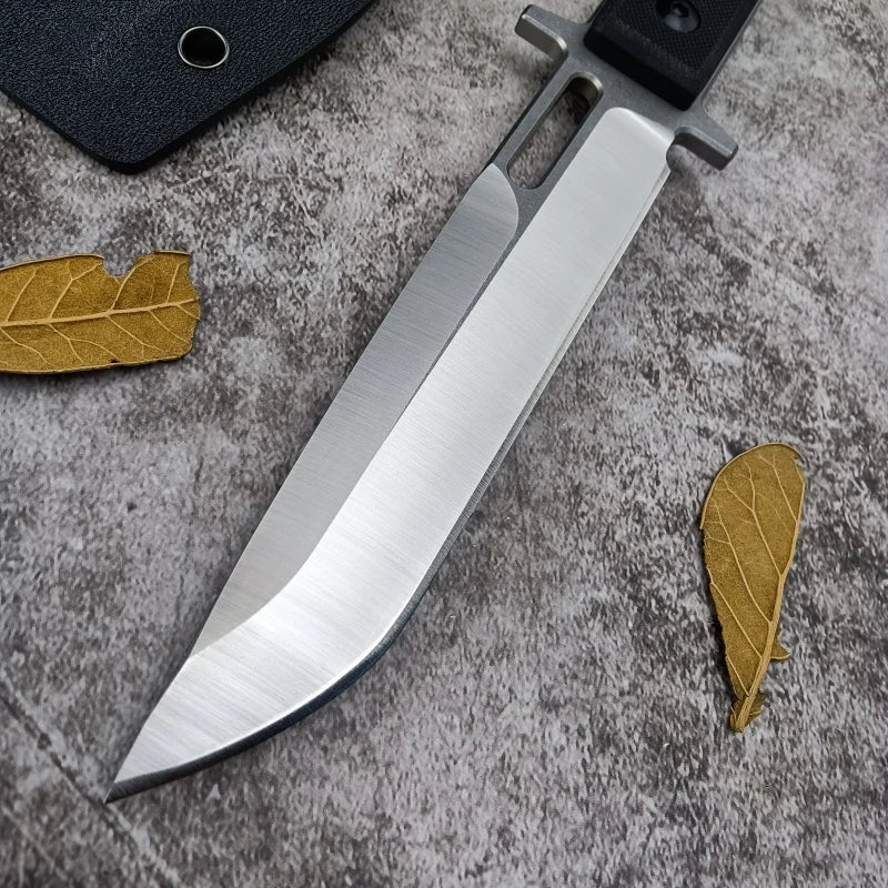 Fixed Blade Knife Cleaver Blade Anti-slip Handle