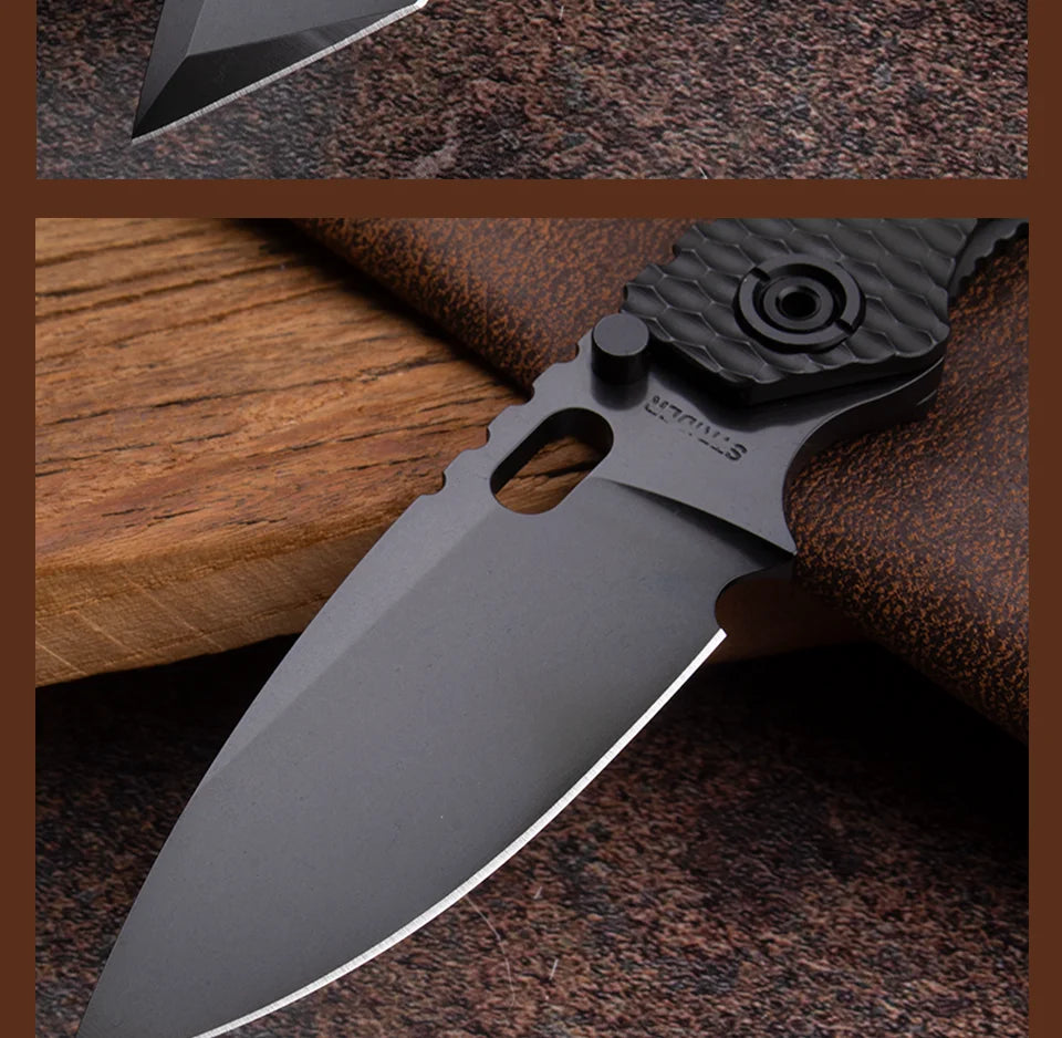 Titanium Handle, Folding Pocket Knife