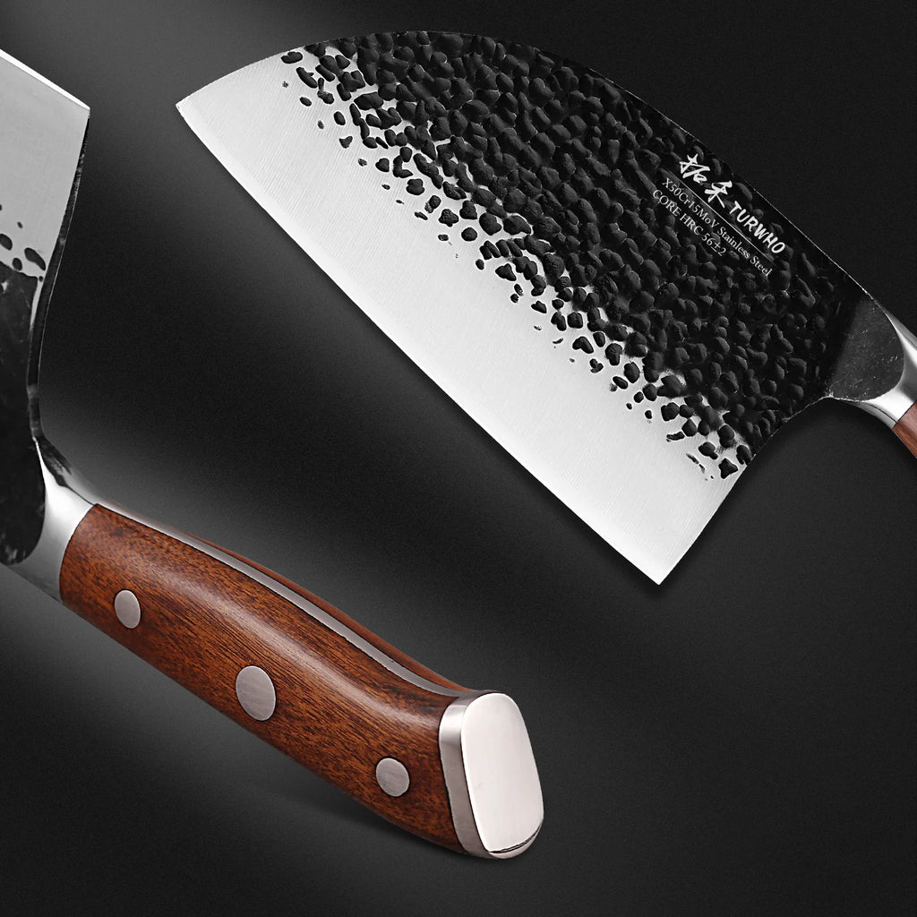 TURWHO 7" Japanese Hand Forged Butcher Knife