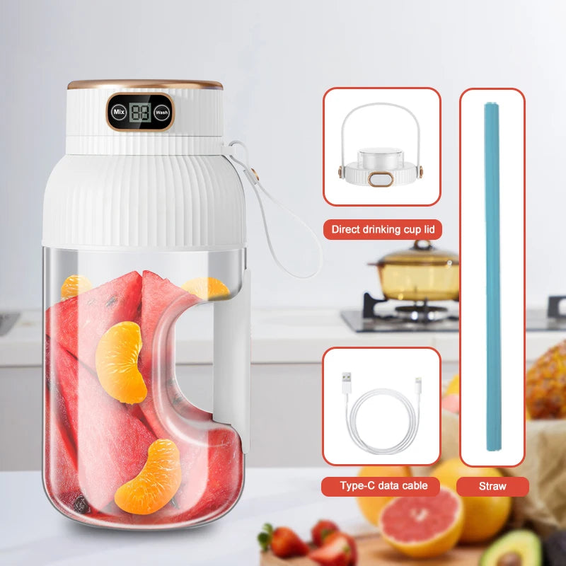 Portable Juicer Blender, USB Charging, Juicing Cup