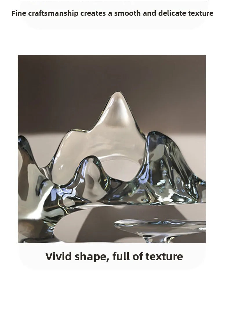 Transparent Resin Statue Decoration, Two Sizes