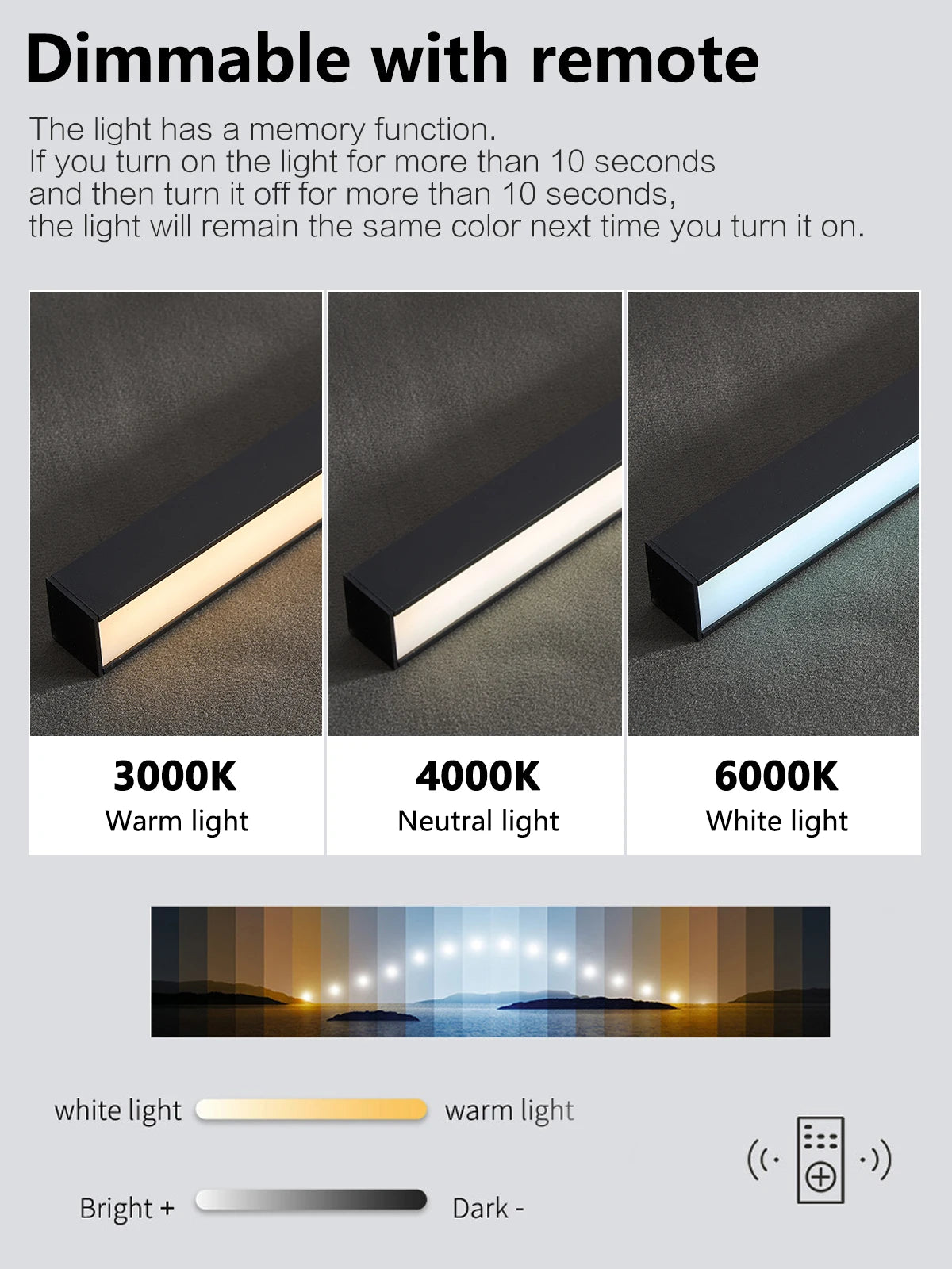 Ceiling Lamp Track Lighting, Black, White