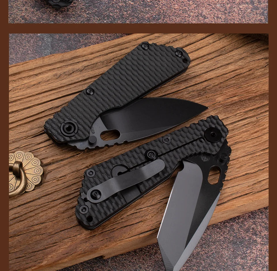 Titanium Handle, Folding Pocket Knife