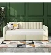 Loveseat Sofa. Beige, Grey, Emerald, Blackberry