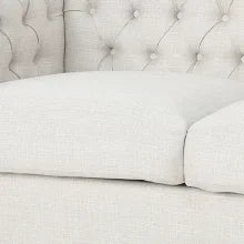 Loveseat Sofa. Beige, Grey, Emerald, Blackberry