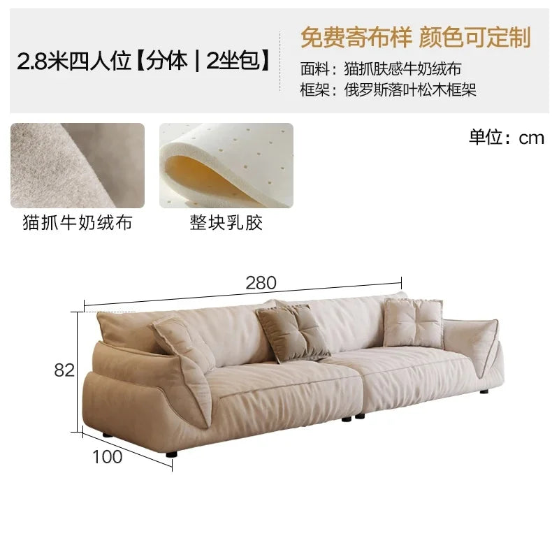 Velvet Corner Sofa for Cozy Living Room