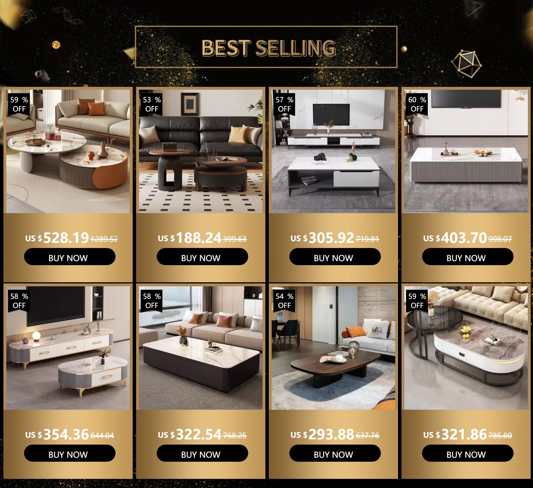 Modern Luxury Coffee Tables