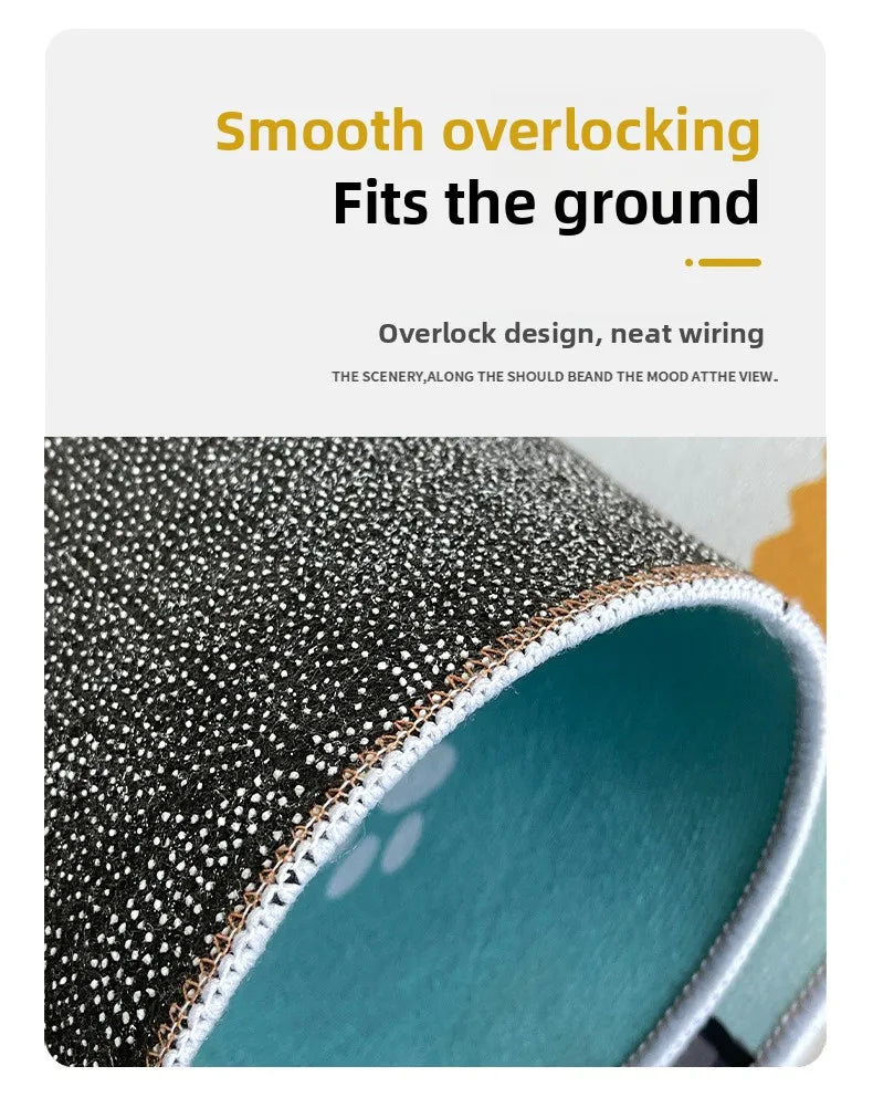 Cat Family Velvet Rug, Non Slip, Various Sizes