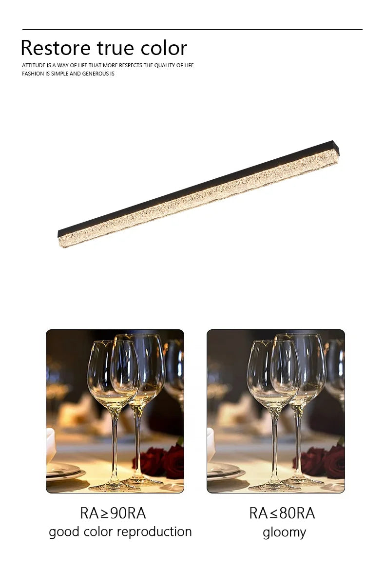 Ceiling Light Long Lamp, Dressing Room, Foyer