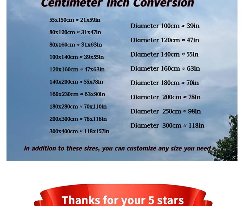 Living Room Rug, Big Size, Anti-slip