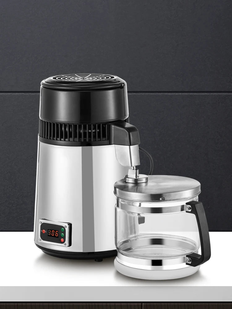 750W Adjustable Temperature Water Distiller 4L