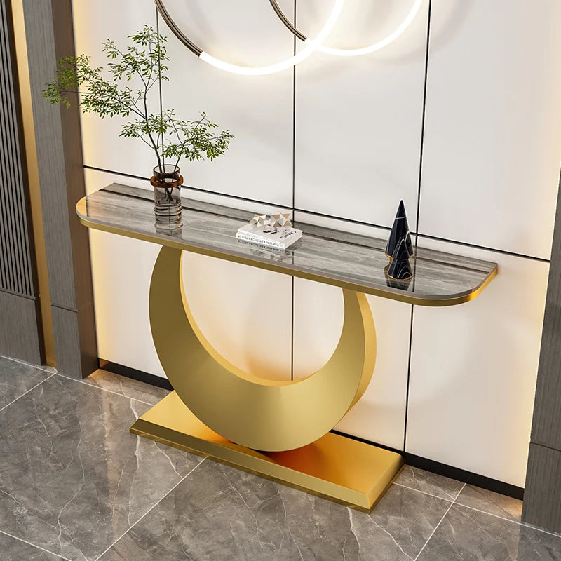 Modern Console Table Decor Hallway Luxury Design