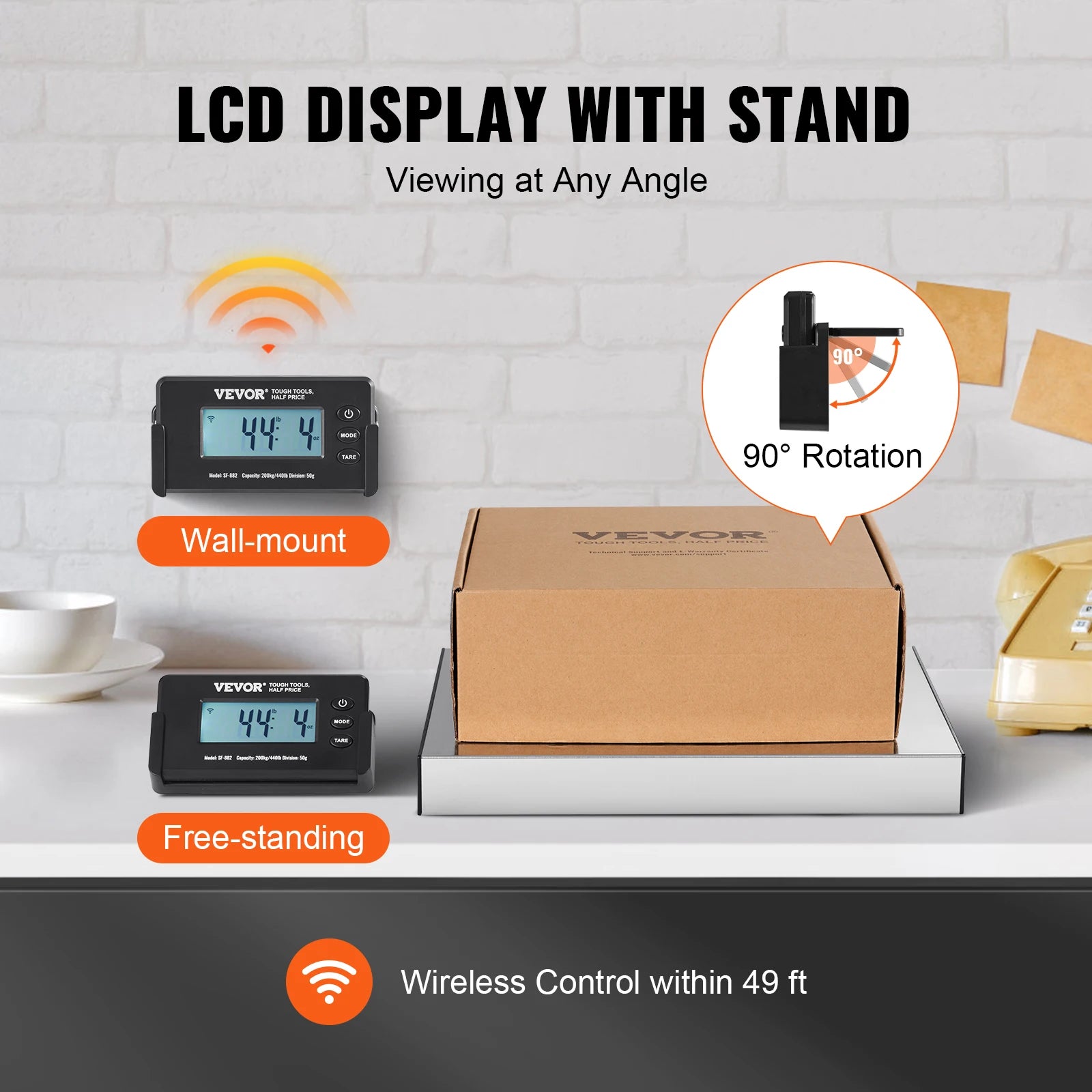 Digital Shipping Scale, LCD Screen, Timer