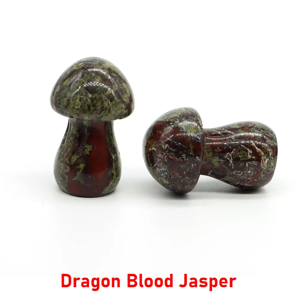 1.5" Crystal Mushroom Mineral Healing Home Decoration