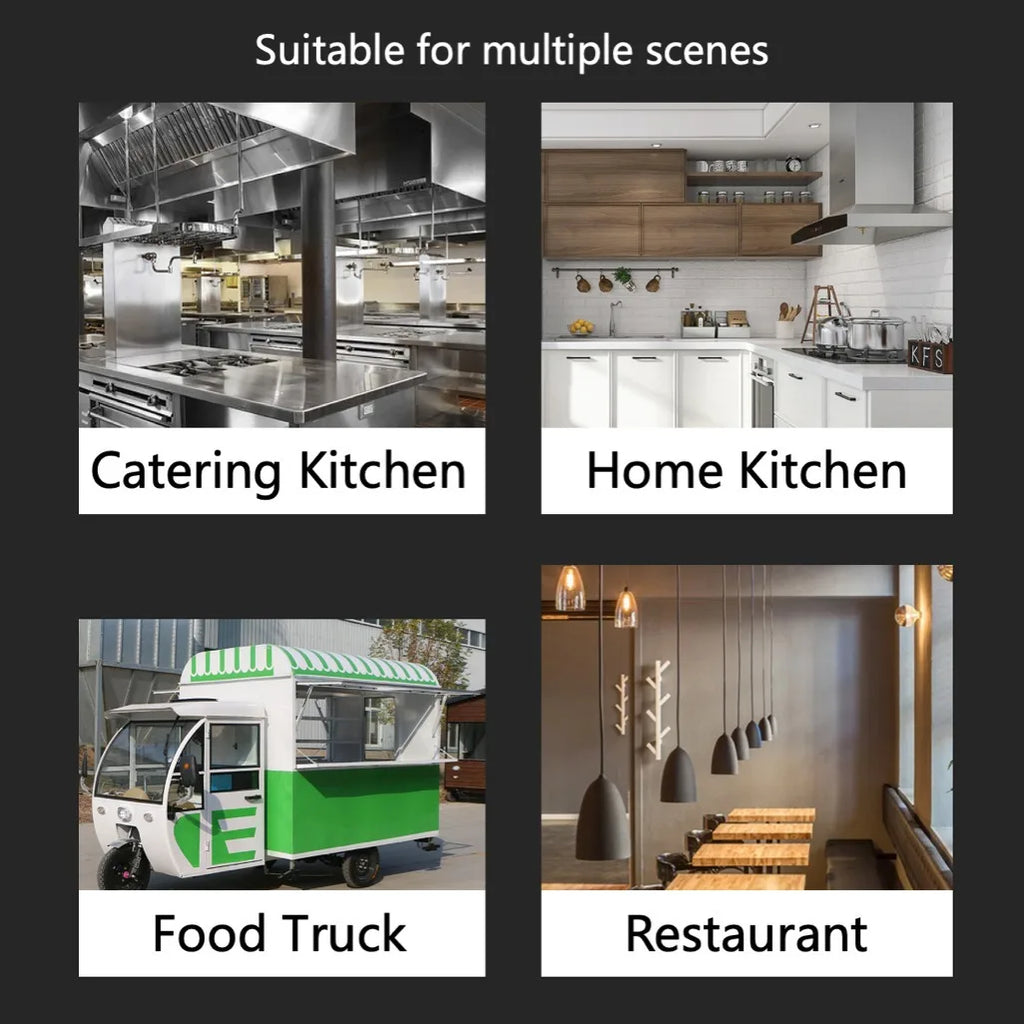 1-6PCS Stainless Steel Kitchen Knives Set