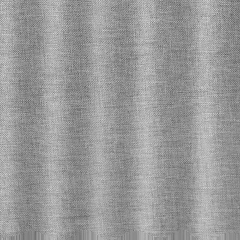 Linen Shower Curtain, Solid Color, Hooks, 6 Colors