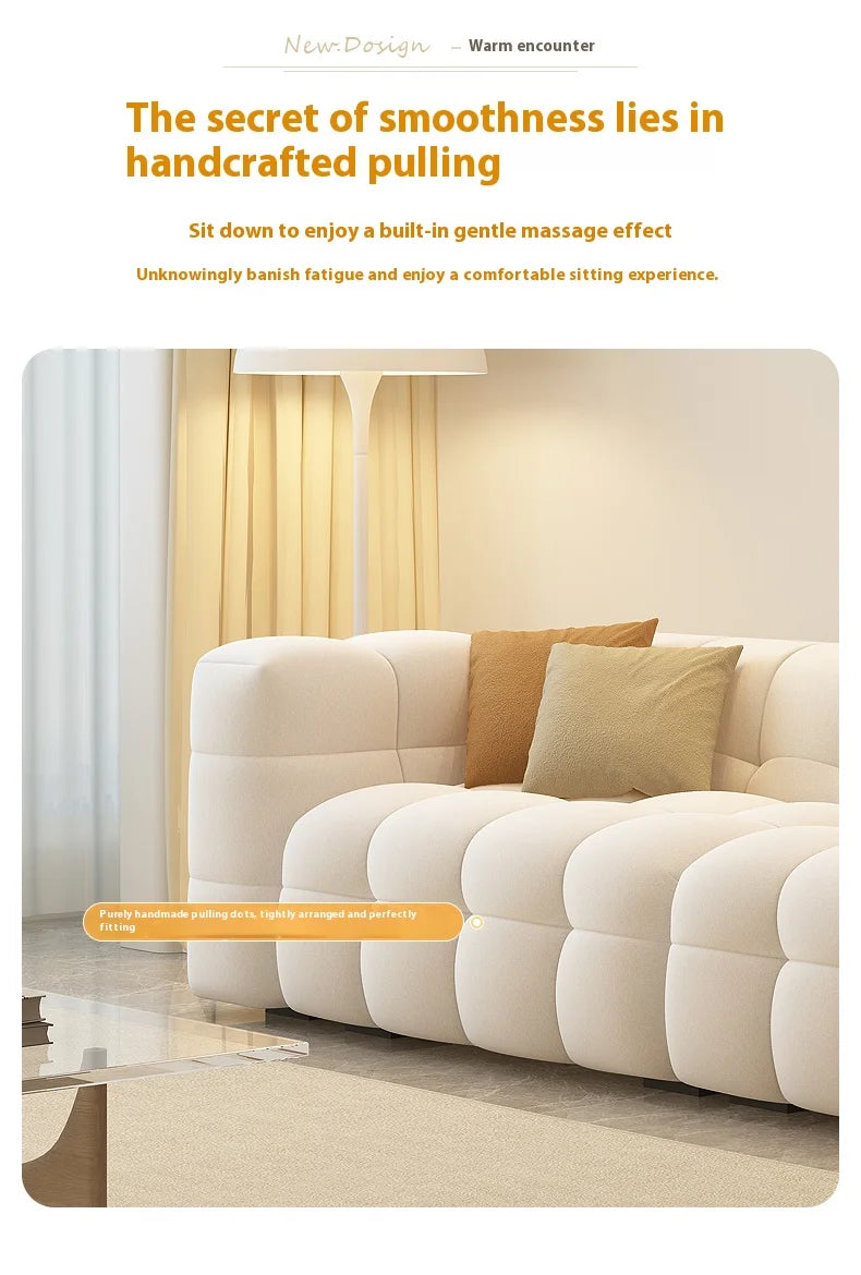 Plush Reclining Sofa Corner Lounger