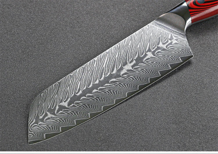 7 Inch Santoku Knife 67-layers Damascus Kitchen Knife