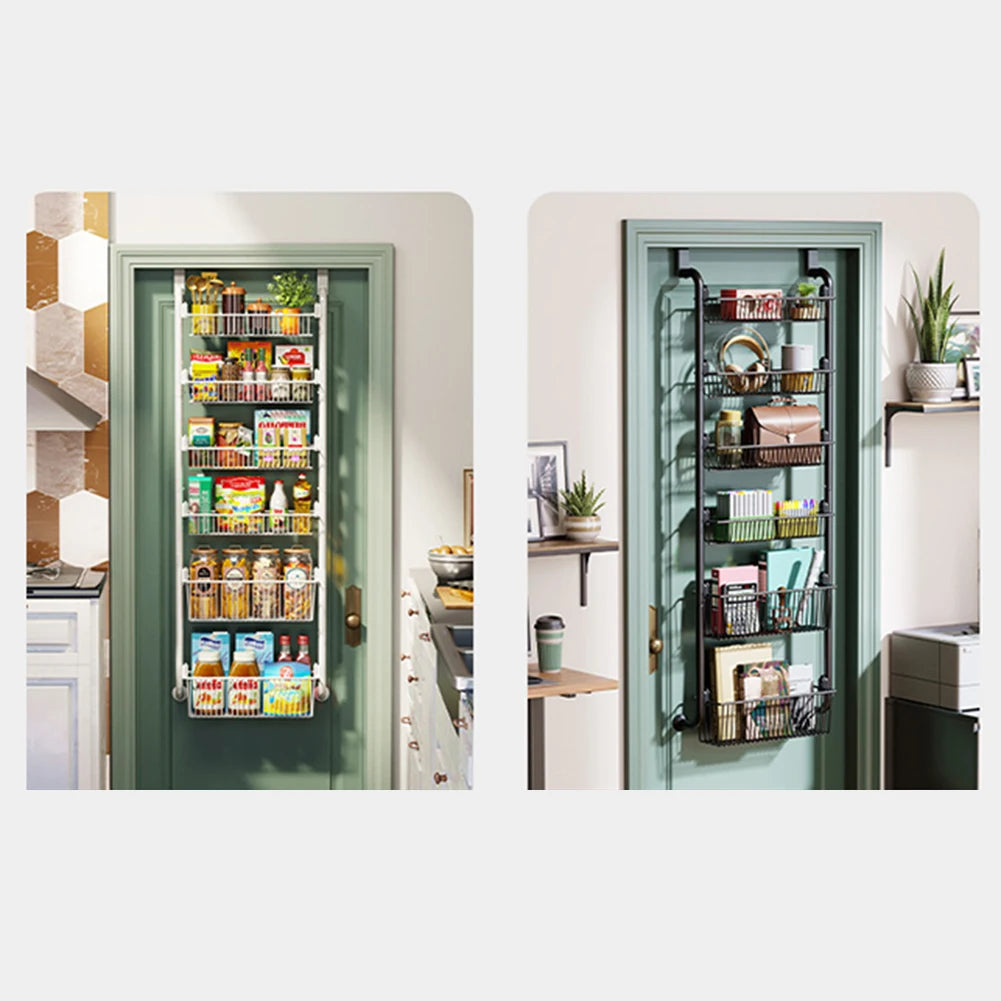 Over The Door Storage Organizer, Metal Hanging Shelf
