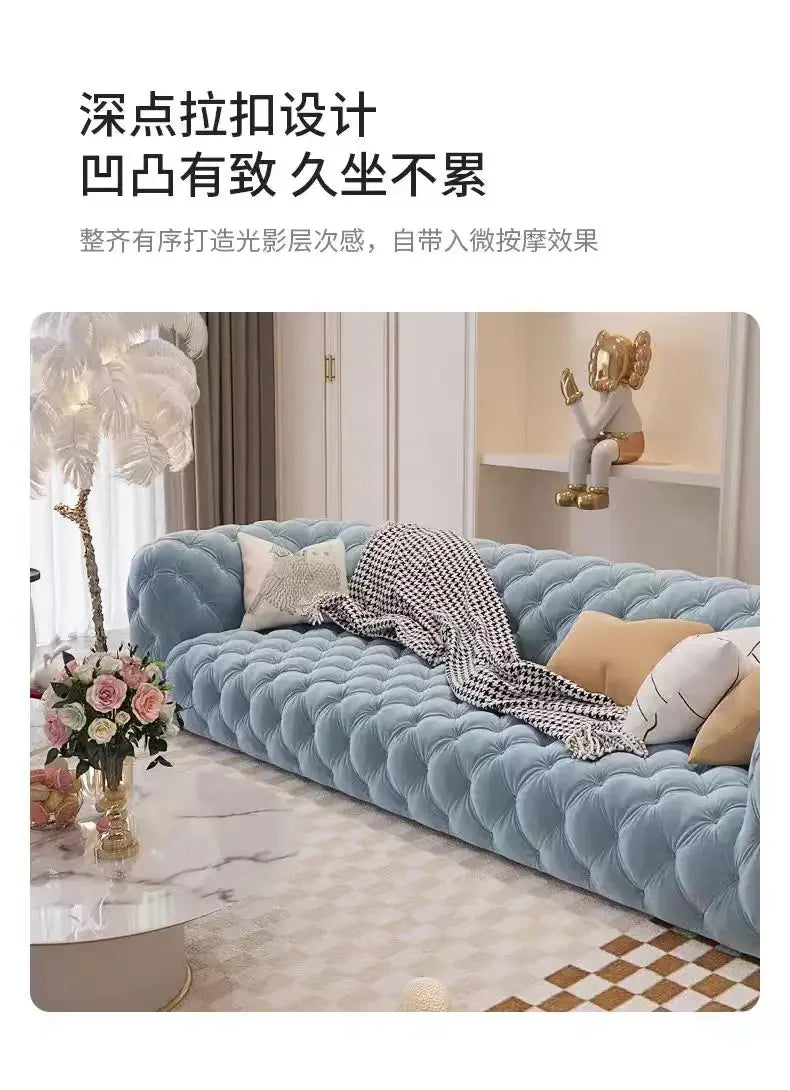 Living Room Sofa Modern Luxury White