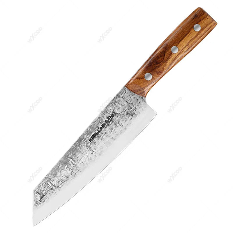1-5pcs Japanese Kitchen Knives Set Stainless Steel Forged