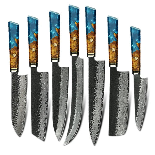 High Quality Damascus Steel Japanese Knives